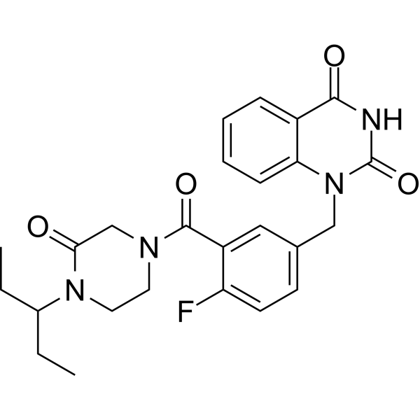 PARP7-IN-16 free base 2136325-05-6
